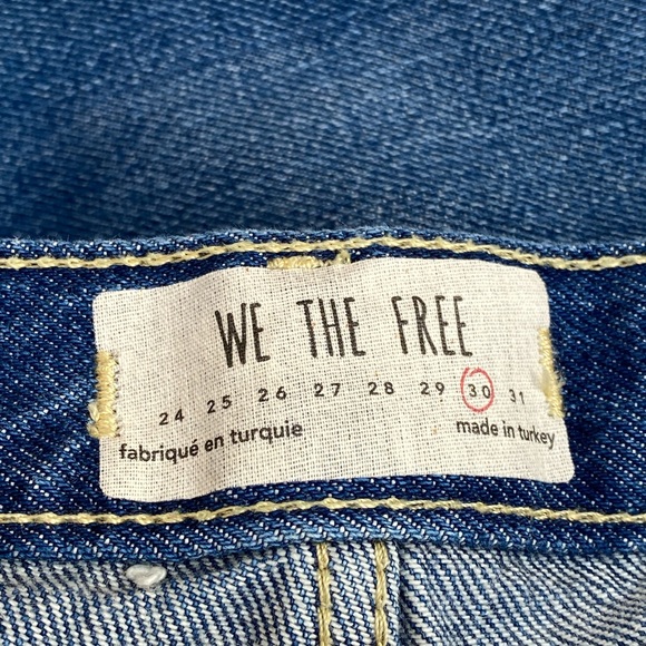 Free People cut off raw hem jeans size 30 - Picture 6 of 6